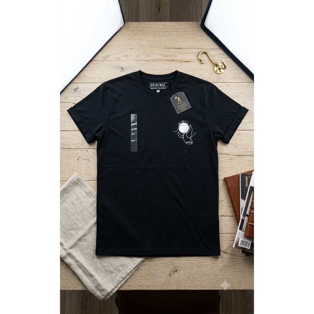 Baseballism Grip The Seams Follow Your Dreams Mens Graphic T-Shirt Black Large